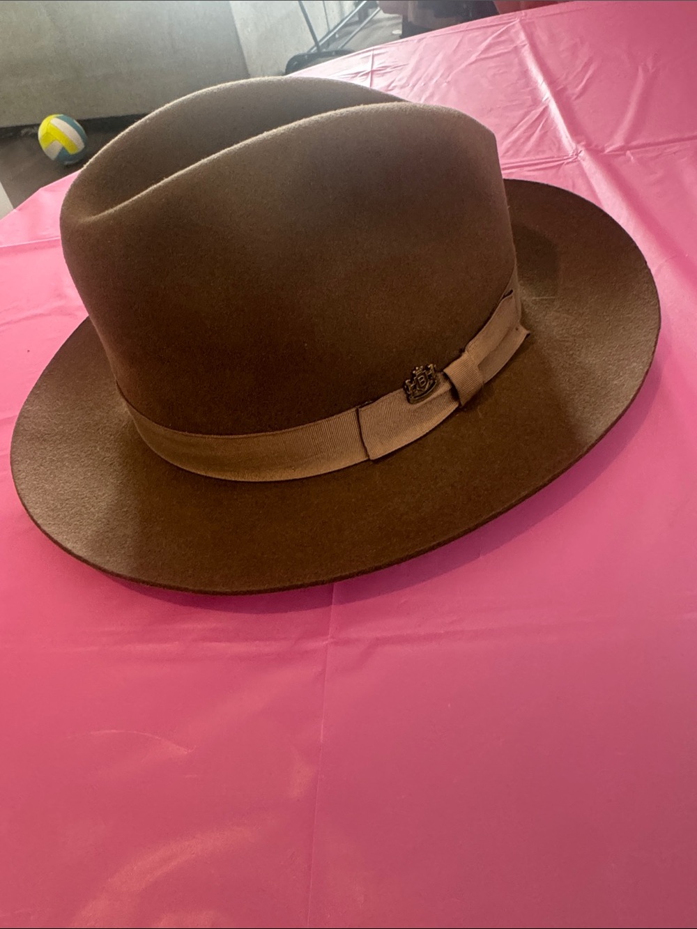 Biltmore Cavalier Brown Felt Fedora Hat